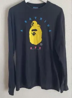 A BATHING APE ヘビーマイロ&猿顔 ロングスリーブT 2007年のサムネイル