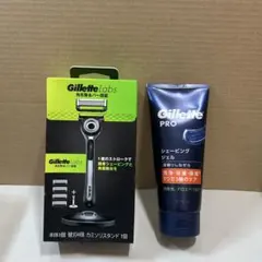 13A669Gillette ジレット 髭剃り 替刃 4個 スタンド付 ジェル付のサムネイル