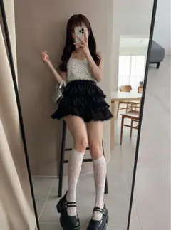 ダブルストラップ厚底ローファー　22.5cm