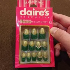 激安‼️新品未使用未開封‼️クレアーズ☆ネイルチップ☆派手カワ☆付け爪☆②
