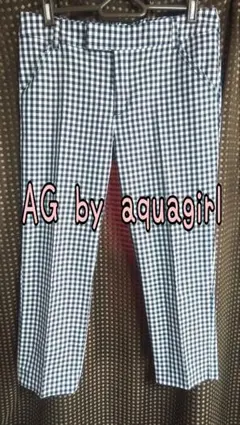 AG by aquagirl ギンガムチェックパンツ