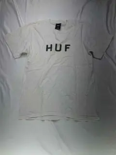 &ハフ HUF ロゴプリントTシャツ ホワイト系 Mサイズ メンズ