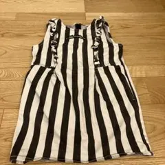 ジェニィラブ　ノースリーブ　ストライプワンピース　 120cm