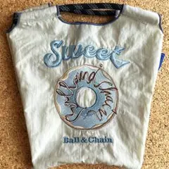 Ball & Chain Sサイズ　ドーナツ　エコバッグ　ボールアンドチェーン