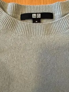 UNIQLOユニクロ☆3Dカシミヤ100%クルーネックセーターＭ極美品♪