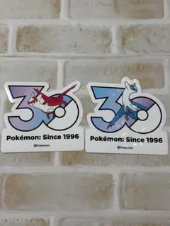 ポケモン 30周年記念 ステッカー ラティアス ラティオス 韓国 日本未