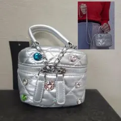 ミエット　miette　ビジュー バニティバッグ　　ギフト にも◎