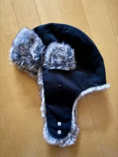 【美品】ニューエラ フライトキャップ トラッパー ブラック M