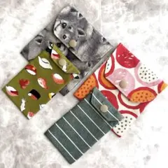 7. ポーチ　スナップポーチ　マルチポーチ　リップケース　ハンドメイド