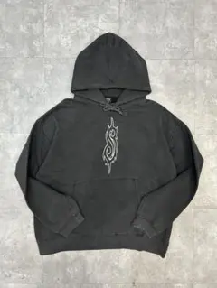 00s Slip Knot スリップノット パーカー フェード 両面プリント短丈 Y2K 00s スリップノット SLIPKNOT パーカー フェードの通販はau PAY