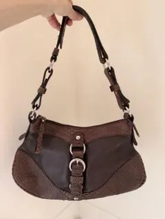 バッグ y2k 00s russet studs leather tote bag y2k 00s russet studs leather hand bag - メルカリ