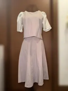 JILL STUART 薄ピンク トップス スカート セットアップ