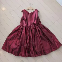 美品★H＆M　シャイニーレッドドレス★