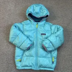 patagonia 水色 ダウンコート 5T