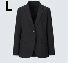 UNIQLO ユニクロ　感動ジャケット　Lサイズ　黒　洗える