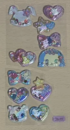 平成レトロ ジュエルペット シャカシャカシール　シール　シール帳　サンリオ