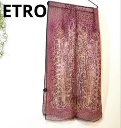 ETROシルクシフォンスカーフ