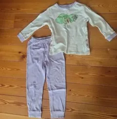 バーバパパ　キッズ パジャマセット 長袖・長ズボン　綿100%