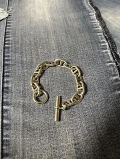 アンカーチェーンブレスレット　チェーンブレスレット　シルバー　シェーヌダンクル