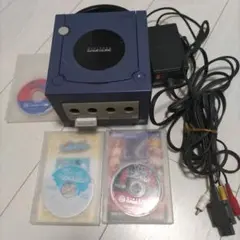 【ジャンク品】ゲームキューブ本体&メモリーカード&ソフト3本セット