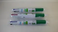 【未使用　3本セット】アフラックEVERシンプル　3色ボールペン（赤、青、黒）