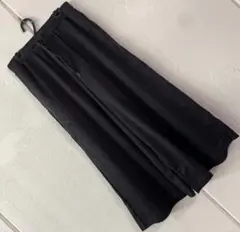 LサイズNEOCOLD接触冷感抗菌防臭テープガウチョパンツ　ブラック柄