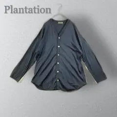 plantation / コットン スタンドカラー ジャケット アウター 羽織り