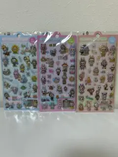 大人気♡ラブブ ボンボンドロップシール 3枚セット ⑭