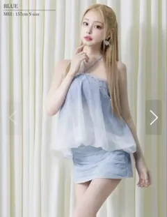 angelr デニム風ドレス