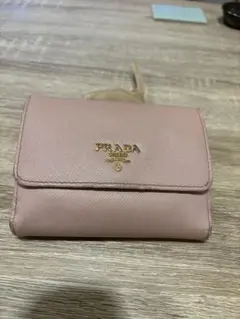 【最終お値下げ】PRADA サフィアーノレザー 二つ折り財布 ピンク