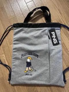 PING☆巾着リュックジムバッグ★