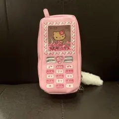 【大人気★】日焼けキティ しまむら ガラケー型ペンケースファー付★