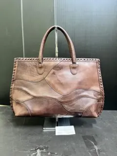 E607 IBIZA イビザ レザーハンドバッグ トートバッグ バッファロー本革