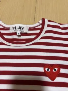 PLAY COMME des GARÇONS ボーダー 長袖Tシャツ S