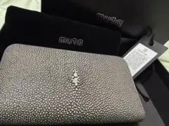 未使用級✨muta ガルーシャ 長財布 ラウンドファスナー イントレ エイ革 楽天市場】muta ムータ ガルーシャ ラウンドファスナー 長財布