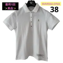MARK&LONA マークアンドロナ スカル ゴルフ ポロシャツ 2枚襟 38