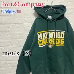 ●D415【US輸入】ポート&カンパニー スウェットパーカー グリーン系 【S】