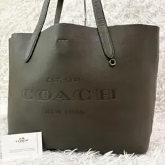 極美品✨コーチ ハドソン ロゴドン 型押し トートバッグ 肩掛け レザー