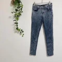 ［FOREVER21］スキニーデニム（S）ライトブルー ストレッチ
