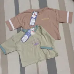 くすみカラー　ショートスリーブTシャツ2枚セット