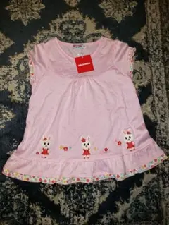 ミキハウス 半袖 サイズ110 チュニック ワンピース うさこ