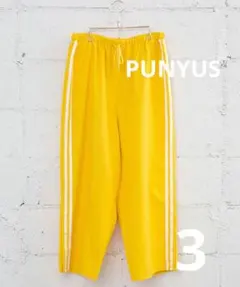 PUNYUS ナイロン ライン パンツ イエロー 3