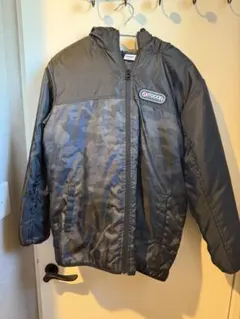 OUTDOOR 迷彩フード付きジャケット　ブラック