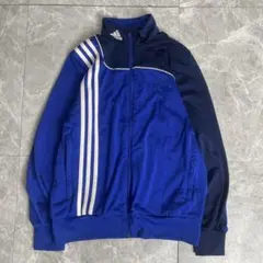 adidas トラックジャケット ブルー