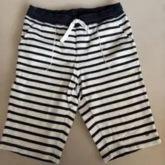 PETIT BATEAU ストライプ ハーフパンツ 140cm