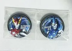 ニュージェネレーションウルトラマン ジュエリー缶バッジB ロッソ・ブル2個セット