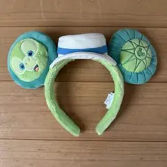 ミッキー型緑色カチューシャ