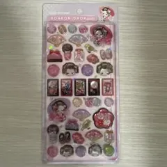 【正規品】　和柄　舞妓さん　ボンボンドロップシール