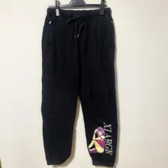 X-LARGE エクストララージ スウェットパンツ ジョガー M ブラック 古着