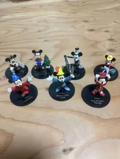 Disney ミッキーマウス フィギュア 7体セット90周年のサムネイル